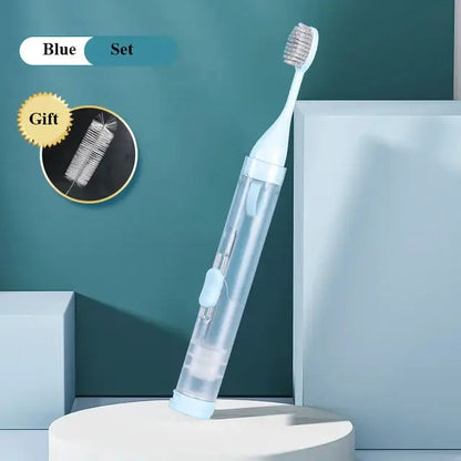 Compact Travel Toothbrush Kit