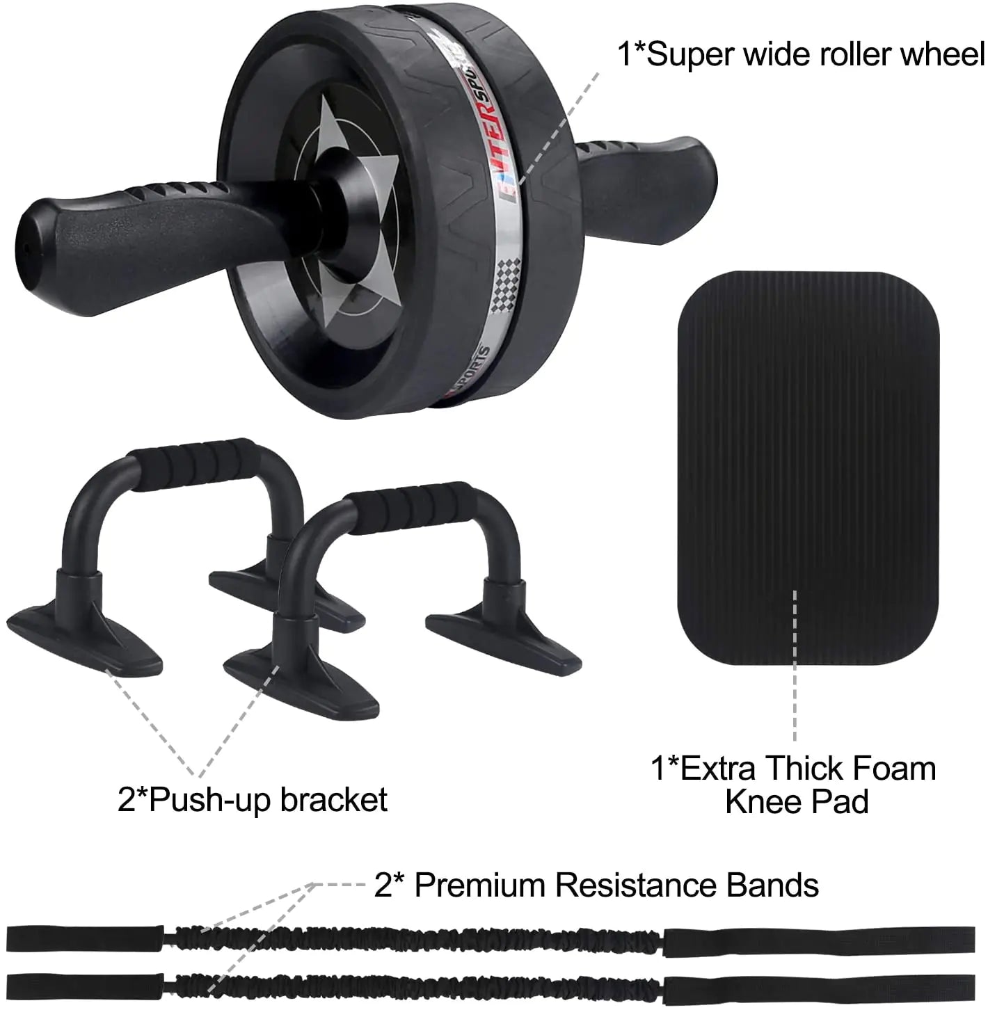 Ultimate Ab Wheel Roller Kit