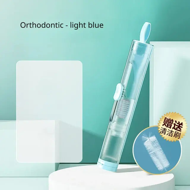 Compact Travel Toothbrush Kit