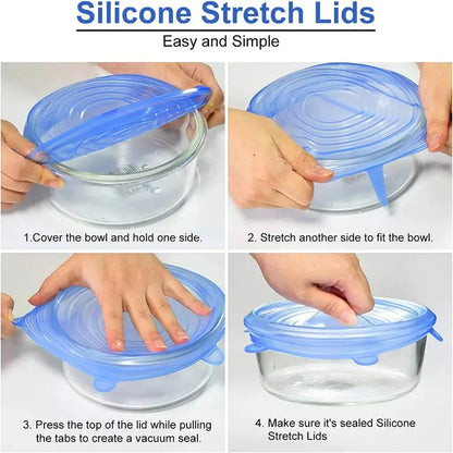 EcoFlex Silicone Food Lids