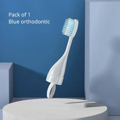 Compact Travel Toothbrush Kit