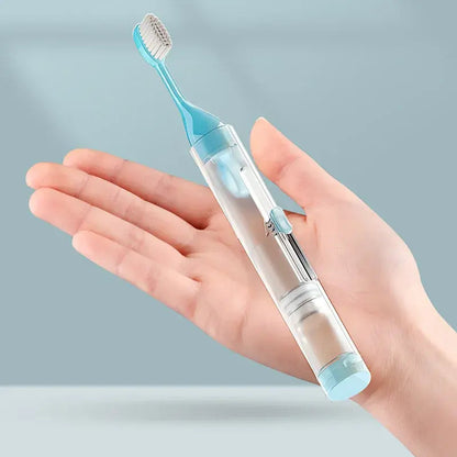 Compact Travel Toothbrush Kit